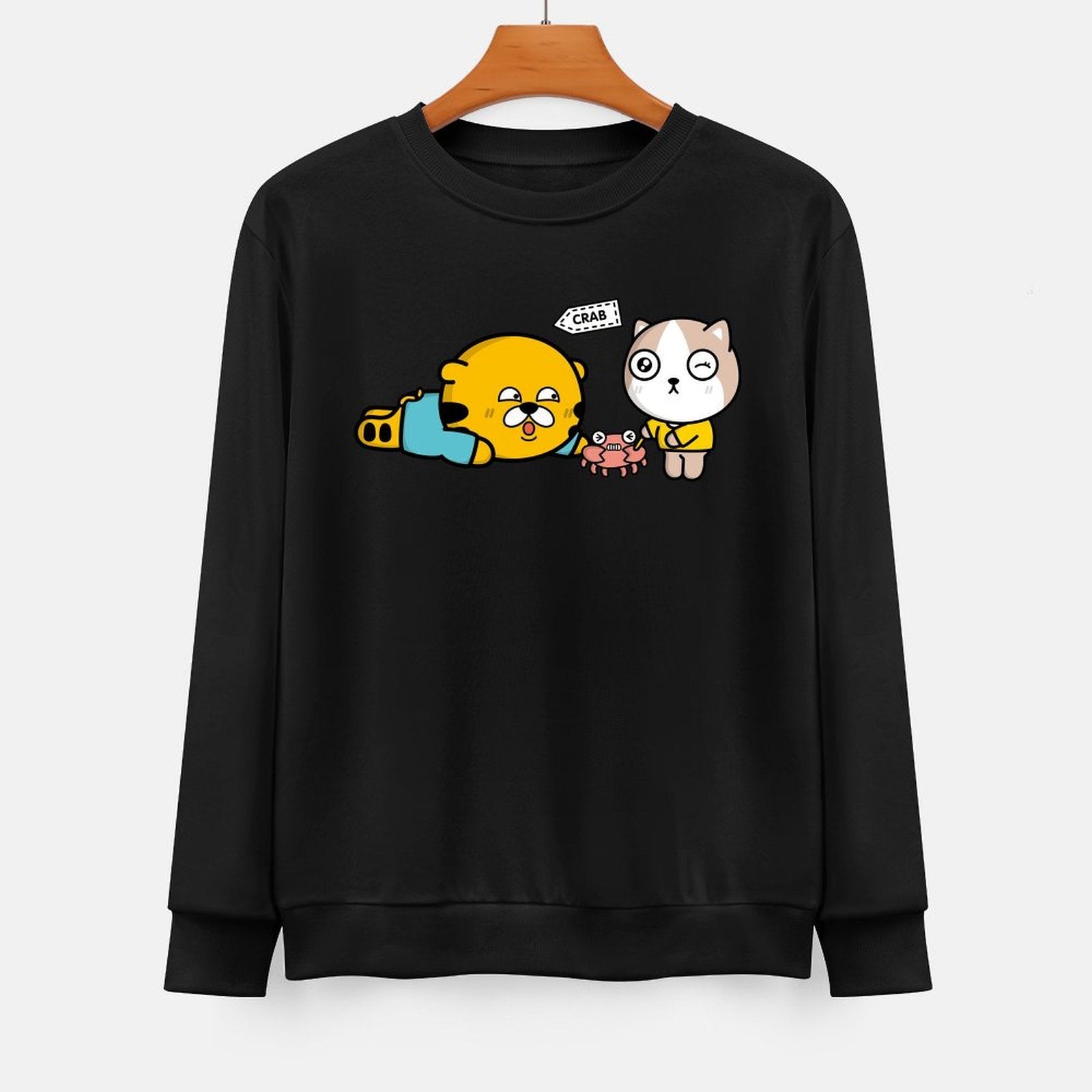 Front Patterned Long Sleeve TopEverydayTee Clean